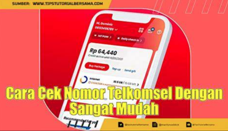 Mengecek Nomor Telkomsel