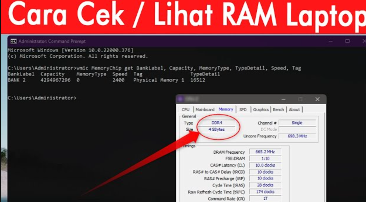  Cara Cek RAM Laptop 